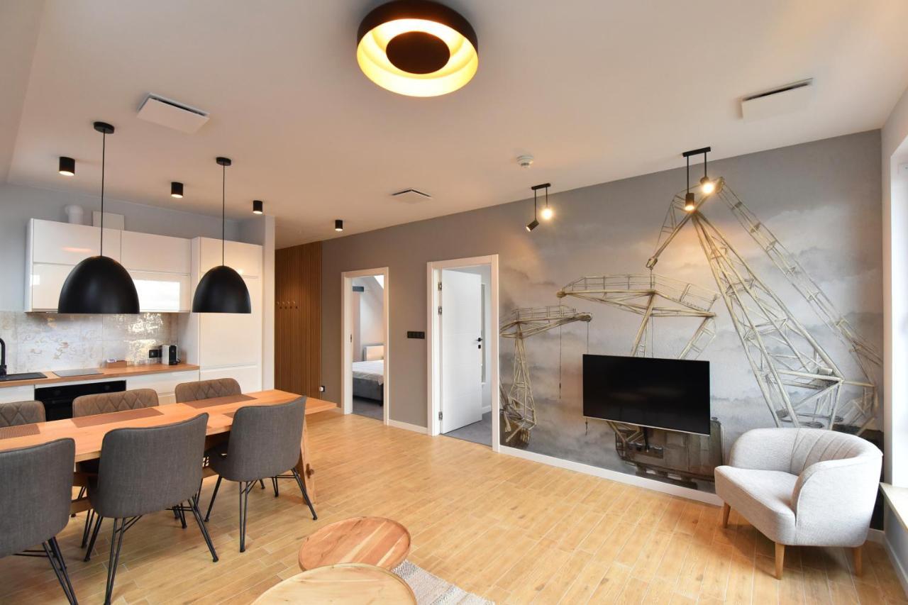 River'S Touch Apartament Grand Z Widokiem Na Odre Szczecin Eksteriør bilde